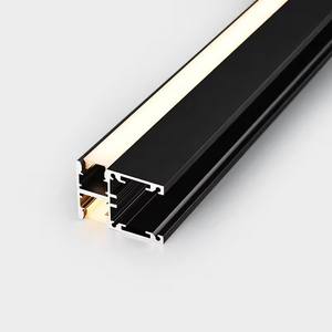 Profilé en aluminium encastré pour éclairage LED, extrusion de plafond en plaques de plâtre, <span class=keywords><strong>rail</strong></span> d'angle en aluminium pour cloison sèche, profilé lumineux en aluminium LED - Product Image 3
