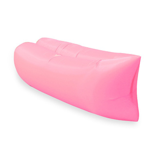 Biểu Tượng Tùy Chỉnh <span class=keywords><strong>Inflatable</strong></span> Lounger Sofa Không Khí 210T Polyester 450lbs Công Suất Xách Tay Bãi Biển Du Lịch Không Khí Sofa - Product Image 4