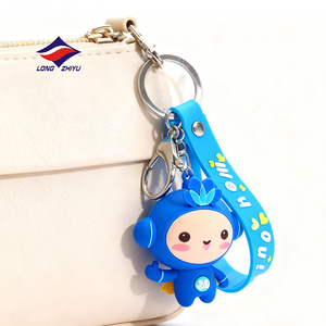 Longzhiyu 20 ans de ventes exceptionnelles, porte-clés personnalisés, breloque <span class=keywords><strong>en</strong></span> PVC, porte-clés personnalisé, porte-clés <span class=keywords><strong>en</strong></span> caoutchouc PVC - Product Image 6