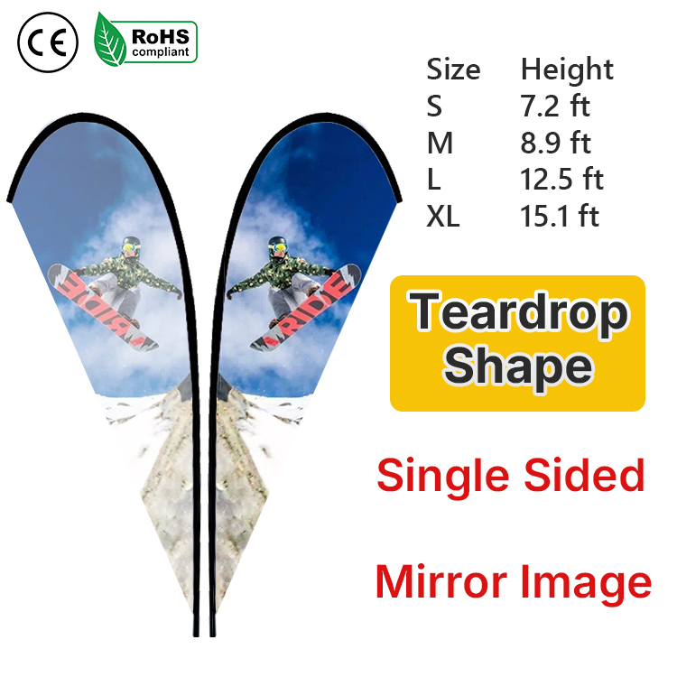 Forma a goccia   Lato singolo