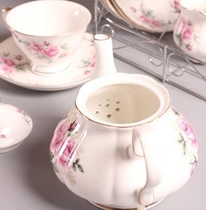 European High Grade <b>Bone</b> <b>China</b> Coffee & <b>Tea</b> Cup Kit with Saucer-6-Piece Western Style Dinnerware <b>Sets</b> - Product Image 3