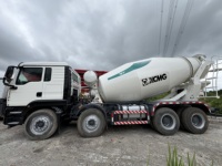En stock, camion malaxeur à béton d'occasion XCMGs Sitrak Howo, année de fabrication 2021, 10cbm, 12cbm, 14cbm, moteur pompe EURO 6