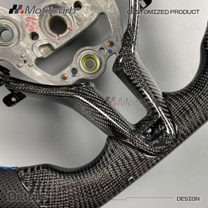 Volante Personalizado de Fibra de Carbono Real para Hyundai Elantra N I20N I30N N-line 2018-2026, Accesorios Interiores Mejorados - Product Image 4