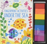 Livre de dessin d'activités d'empreintes digitales de bricolage pour enfants avec tampon encreur coloré pour les tout-petits