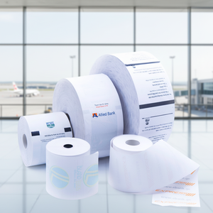 Rouleaux <span class=keywords><strong>de</strong></span> papier thermique pour caisse enregistreuse 80x80mm, rouleaux <span class=keywords><strong>de</strong></span> reçus 57x50mm 57x40mm pour distributeurs automatiques, cinémas, supermarchés, et tickets - Product Image 1