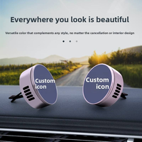Diffuseur de parfum solide pour voiture, clip rond en métal pour grille d'aération, diffusion rapide et uniforme, parfum longue durée pour voiture