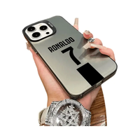 Advanced Colored Silver IMD laser Football Superstar numéro 7 maillot PC coque de téléphone pour iphone 11 12 13 14 15 plus/pro/pro max