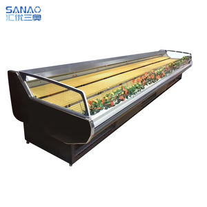 Supermarché <span class=keywords><strong>coin</strong></span> Faible bruit refroidissement par air boucherie viande vitrine fraîche refroidisseur commercial charcuterie affichage réfrigérateur <span class=keywords><strong>boucher</strong></span> - Product Image 2