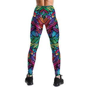 กางเกงโยคะสำหรับผู้หญิงแบบระเหิด,กางเกงเลกกิ้ง - Product Image 3