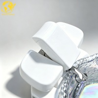 Fauteuil de pédicure électrique inclinable de luxe en fibre de verre avec massage par airbag/pétrissage en option et spa pour les pieds à LED 7 couleurs pour salon de manucure