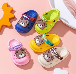 Pantoufles de dessin animé antidérapantes pour enfants été garçons intérieur extérieur semelles souples chaussures de plage antidérapantes pantoufles - Product Image 1