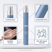 Spray désinfectant pour les mains sans eau, écologique, 75 % d'alcool, parfum personnalisé, séchage rapide, portable, marque privée, OEM, ODM, usine, 2 ans