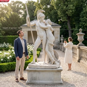 YOUFINE Estatua <span class=keywords><strong>de</strong></span> Mármol <span class=keywords><strong>de</strong></span> Marte y Venus Tallada a Mano, Tamaño Real, Color Blanco, Tamaño Personalizado para Arquitectos, Arte <span class=keywords><strong>de</strong></span> Jardín, Villa - Product Image 2