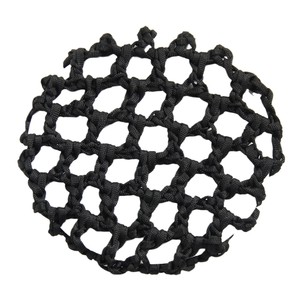 Nouveau filet à cheveux en tissu tissé <span class=keywords><strong>doux</strong></span>, accessoire de coiffure professionnel pour hôtesses de l'air, infirmières, danseuses, <span class=keywords><strong>snood</strong></span> en forme de chignon pour femmes - Product Image 3