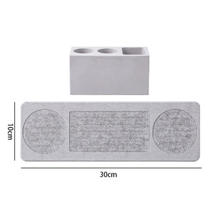 Support de brosse à dents en diatomite 30x10cm, étagère rectangulaire absorbante pour salle de bain, idéal pour hôtels et maisons d'hôtes - Product Image 1