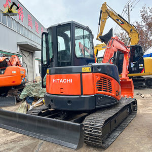 Bajos costos de mantenimiento Rendimiento confiable Operación suave Excavadora usada Hitachi ZX50U para aplicaciones de espacio reducido - Product Image 1
