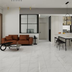 Cina Foshan fabbrica all'ingrosso Einterior moderno Carreaux De Sol 60x60 ceramica bianco smaltato porcellana <span class=keywords><strong>piastrelle</strong></span> 60x60cm <span class=keywords><strong>per</strong></span> la casa - Product Image 3