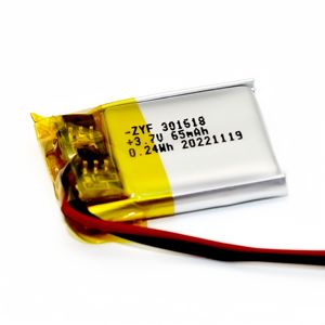 3mm厚Liポリマー301516 60mAh 301618 65mAh <span class=keywords><strong>3</strong></span>.7Vポーチ,ウェアラブルデバイス用リチウムイオン電池 - Product Image 4