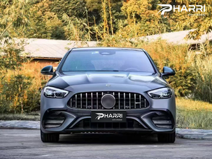 Nouvelle mise à niveau Pharri 2022-2023 <span class=keywords><strong>Mercedes</strong></span> Classe C W206 au look <span class=keywords><strong>C63S</strong></span> <span class=keywords><strong>AMG</strong></span>, kit carrosserie complet, pare-chocs avant, diffuseur arrière, calandre - Product Image 6