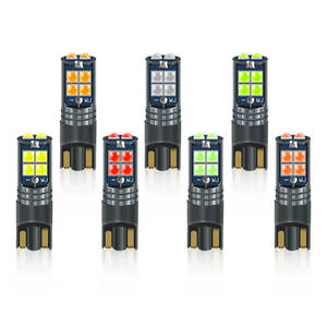 Ampoule LED T10 pour voiture W5W Canbus 168 194 6000K 3030 10-SMD Blanc pour éclairage intérieur de voiture, feux de stationnement, sans erreur, 12V - Product Image 1