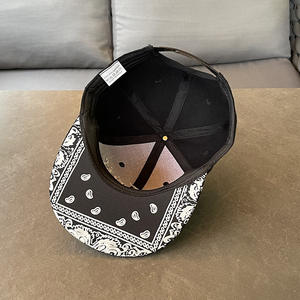 Gorra de Béisbol de Visera Plana, OEM, Bordado a Mano Personalizado, Dobby Transpirable, Unisex, Deportiva, Hip Hop, Street Dance - Product Image 5