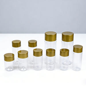 ขวด PET ทรงกระบอกปากกว้างใส ขนาด 330 มล. 340 มล. สำหรับบรรจุอาหาร เกรดอาหาร ฝาเกลียว พิมพ์ลายด้วยความร้อน ภาชนะพลาสติกสำหรับเก็บอาหาร - Product Image 4