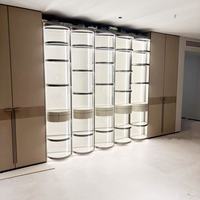 Vitrine de magasin de détail pour sacs à main, présentoir rotatif motorisé électrique à 360 degrés