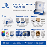 Boîte d'expédition personnalisée pour le commerce électronique, emballage en carton ondulé avec insert de protection pour les produits cosmétiques, boutique en ligne