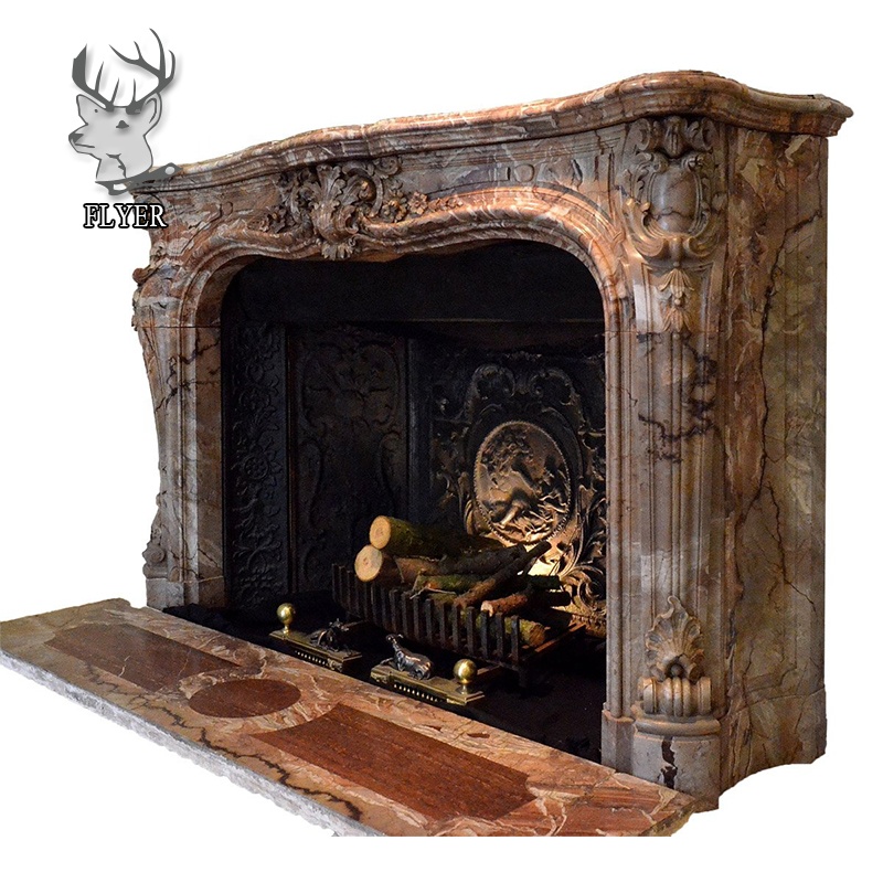 Домашнее украшение, современный мраморный камень, резной камин на продажу