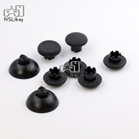 WEIAI 8 en 1 Housse de joystick pour manette PS5 Edge PS4 Xbox One, housse de joystick interchangeable et amovible