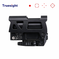Lunette de visée tactique à point rouge avec boîtier en aluminium, étanche, alimentée par énergie solaire, avec émetteur laser intégré pour la chasse