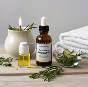 Aceite esencial de Romero orgánico, extracto de hierbas de grado alimenticio para el cuidado de la piel, masaje de aromaterapia empaquetado en tambor - Product Image 2