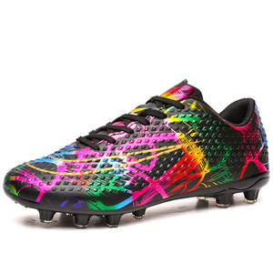 Chaussures de football professionnelles pour adultes et jeunes, pour la Coupe d'Europe, avec crampons longs, pour la saison automne-hiver - Product Image 3