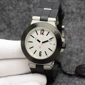 Reloj de Cuarzo para Hombre de Lujo Estilo BVLG de 40 mm con Esfera de Aluminio GMT de 24 Horas, Resistente al Agua, con Caja de Regalo Clásica - Product Image 1