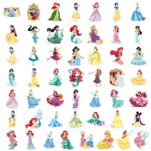 Colección de <span class=keywords><strong>Princesas</strong></span> de Dibujos Animados DSN, Papelería Creativa Móvil, Cuaderno, <span class=keywords><strong>Taza</strong></span> de Agua, Adhesivo Decorativo para Patineta - Product Image 3