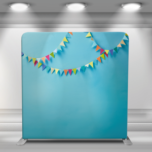 8X8FT personalizado azul copos de nieve diseño telón de fondo para eventos fiesta de cumpleaños tensión tela telón de fondo decoración de boda telón de fondo - Product Image 2