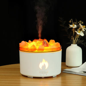 Humidificateur à roche volcanique Yx-1502, diffuseur d'aromathérapie de grande capacité de 700 ml avec lumière LED en forme de flamme pour usage domestique - Product Image 3