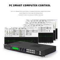 URX X5 Pre-Effect Digital Preamp Efek Mixer Suara Profesional Prosesor Audio untuk Karaoke KTV Dilengkapi dengan Perangkat Lunak PC