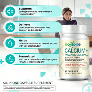 Capsules de calcium, magnésium et zinc en marque privée OEM avec vitamines <span class=keywords><strong>A</strong></span>, <span class=keywords><strong>D3</strong></span>, <span class=keywords><strong>K2</strong></span>, B6, E pour la force osseuse, le soutien musculaire et immunitaire - Product Image 4