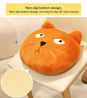 Hochwertige Maßgefertigte Kawaii Katzen-Plüschkissen Spielzeug Stofftiere mit PP-Baumwollfüllung Unisex