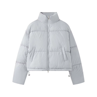 Vestes matelassées d'hiver épaisses et chaudes pour femmes, modèle 2026, avec logo personnalisé OEM/ODM, style bomber, pour l'extérieur