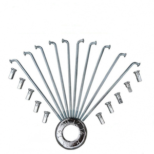 12 גרם כסף נירוסטה קוטר 2.5 מ "מ דיבר על אופניים סופר e 73 עומס גדול מעובה עבור גלגל אופניים אלקטרוני - Product Image 3