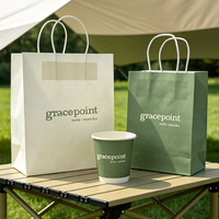 Gobelet à café jetable à double paroi en kraft, logo personnalisé imprimé, isolation thermique, gobelet en papier pour boissons chaudes avec couvercle pour boutique, café