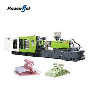 China supplier full automatic variable pump plastic garment hanger making injection moulding machine