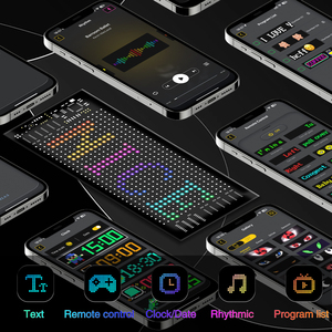 16*32 năng động Demon Eye LED bảng điều khiển hiển thị cho các loại xe linh hoạt nhấp nháy đèn mắt cho xe ô tô xe tải Devil Eye - Product Image 1