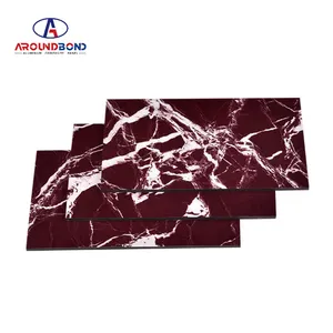 Stone ACP Marble For Interior Decoration PE/PVDF Coating ACM