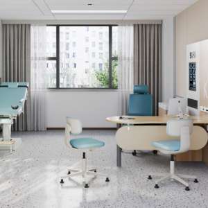 Solución de asiento de hospital médico Silla giratoria para sala de conferencias para visitantes Silla de trabajo para oficina médica <span class=keywords><strong>Laboratorio</strong></span> Doctor Enfermera Silla - Product Image 5