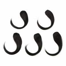 ชุดวิกผมสีดำแน่น5ชิ้นต่อง่ายต่อการสวมใส่ - Product Image 1