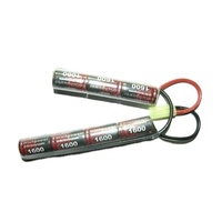 Ni-mh Batterie 8.4V 1500mAh 1600mAh Ni-MH Batterie Nunchuck pour Airsoft BB Fusils 4S2P 2S pour M4 HPA Airsoft Gun Ak
