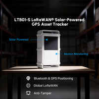 Traceur GPS solaire sans fil LoRaWAN 2 km pour bétail, balise Bluetooth BLE iBeacon, dispositif de suivi d'animaux LoRa pour vaches